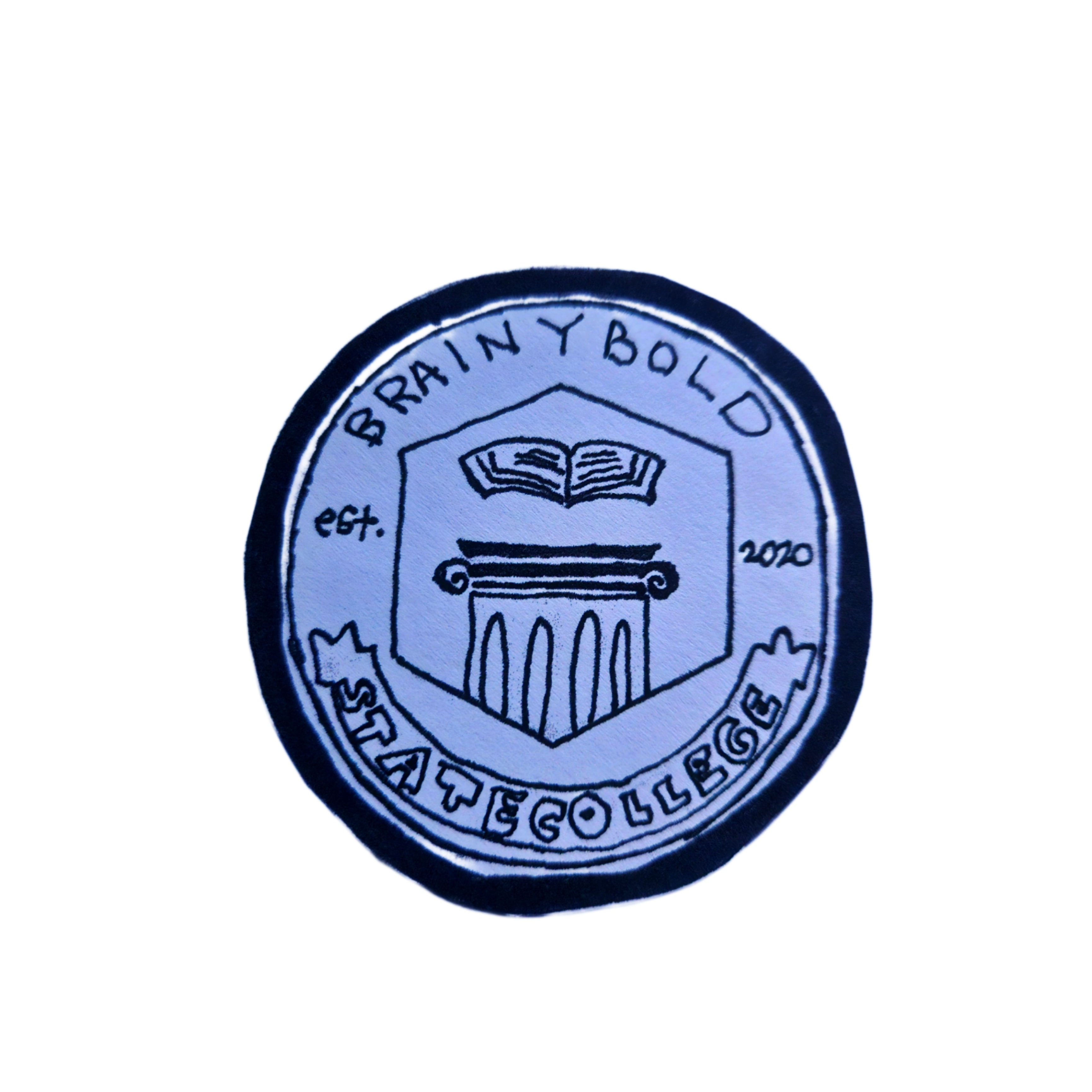 Brainy Bold seal — institutional emblem